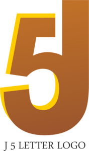 J5 Letter Logo PNG Vector
