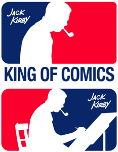 Jack Kirby King of Comics Logo PNG Vector