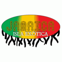 Jamaica Isla Exotica Logo Vector
