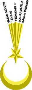 Jandarma Şualı Ay Yıldız Logo PNG Vector
