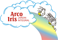 Jardin Arco Iris Logo Vector
