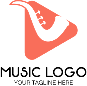 Jazz Music Play Logo PNG Vector
