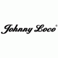 Johnny Loco Double outline Logo Vector