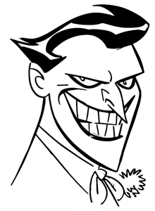 Joker - Batman Animated Series Logo PNG Vector