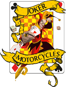 Joker Motorcycles Logo Vector