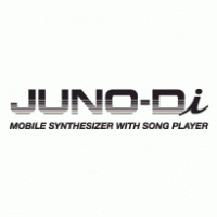 Juno-Di Mobile Synthesizer With Song Player Logo PNG Vector