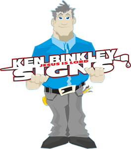 KEN BINKLEY SIGN CO CHARACTER Logo PNG Vector