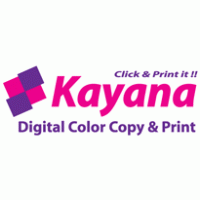 Kayana Digital Print Logo PNG Vector