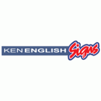 Ken English Signs Logo PNG Vector