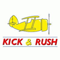 Kick & Rush Logo Vector