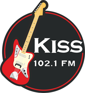 Kiss Fm 102.1 Classic Rock Logo Vector