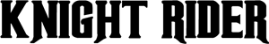 Knight Rider 80s TV Series Logo Vector