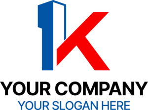 K Letter Construction Company Logo PNG Vector