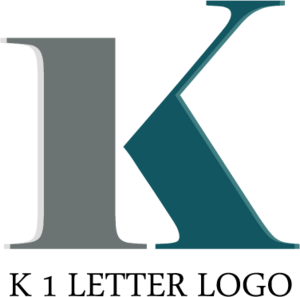 K1 Letter Logo PNG Vector
