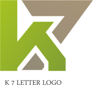 K7 Letter Logo PNG Vector