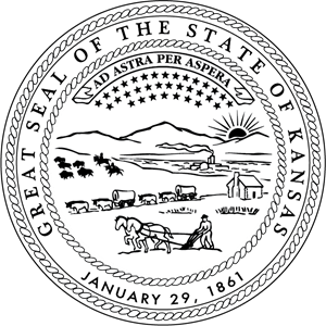 Kansas State Seal Logo Vector