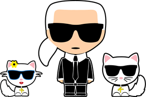 KARL LAGERFELD AND CATS Logo Vector