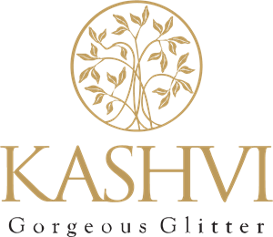 KASHVI Gorgeous Glitter Logo PNG Vector