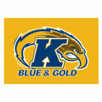 Kent State University Blue & Gold Logo PNG Vector