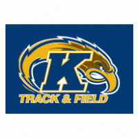 Kent State University Track & Field Logo Vector