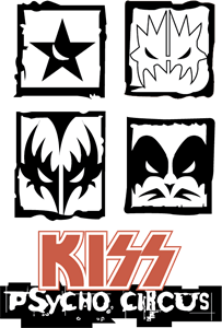 Kiss Psycho Circus Logo Vector