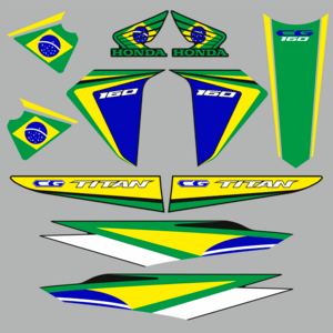 KIT titan 160 2017 adesivo brasil Logo PNG Vector