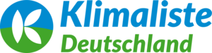 Klimaliste Deutschland horizontal Logo PNG Vector