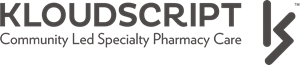 KLOUDSCRIPT Community Led Specialty Pharmacy Care Logo PNG Vector