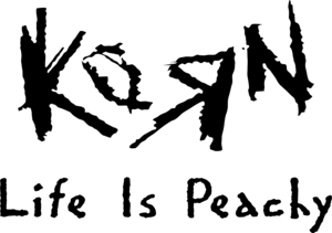 Korn Life Is Peachy Logo PNG Vector