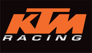 KTM Racing with Stripe Logo PNG Vector