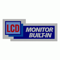 LCD Monitor Bilt-In Logo PNG Vector
