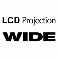 LCD Projection Wide Logo Vector
