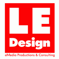 LE Design Logo PNG Vector