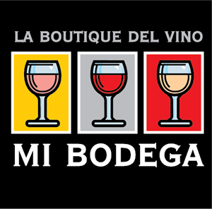 La Boutique Del Vino Mi Bodega Logo Vector