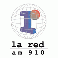 La Red Radio Logo Vector