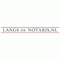 Langs de Notaris.nl Logo PNG Vector