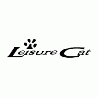Leisure Cat Logo PNG Vector