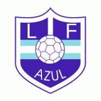 Liga de Futbol de Azul Logo Vector