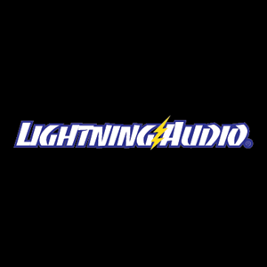 Lightning Audio Logo PNG Vector