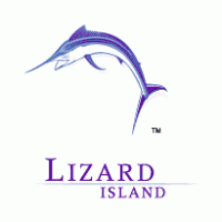 Lizard Island Logo PNG Vector