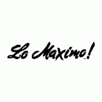 Lo Maximo! Logo PNG Vector