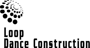 Loop Dance Construction Logo Vector