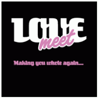 Love meet Logo PNG Vector
