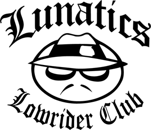 Lunatics Lowrider Club Logo Vector