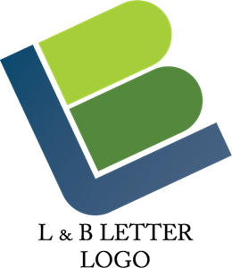 L B Letter Design Logo PNG Vector