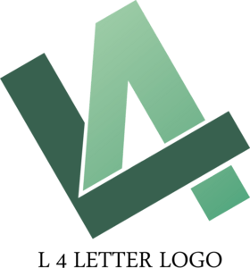L4 Letter Logo PNG Vector