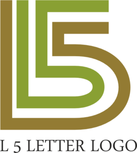 L5 Letter Logo PNG Vector