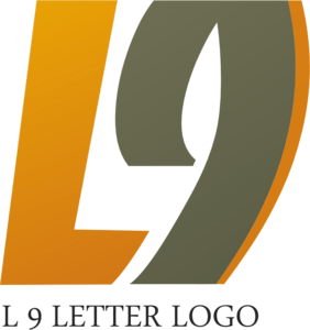 L9 Letter Logo PNG Vector