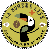 La Boheme Cafe Logo PNG Vector