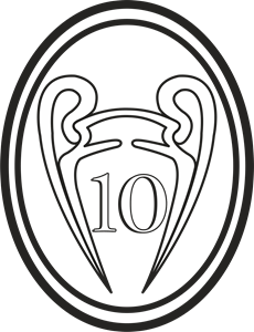 La Decima Real Madrid Logo PNG Vector